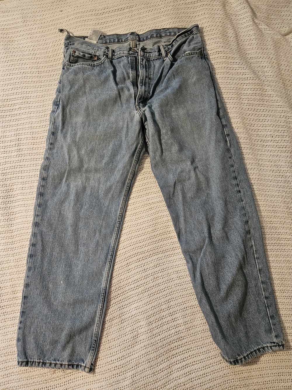 Classic Men's Light Blue Denim Jeans - Unbranded